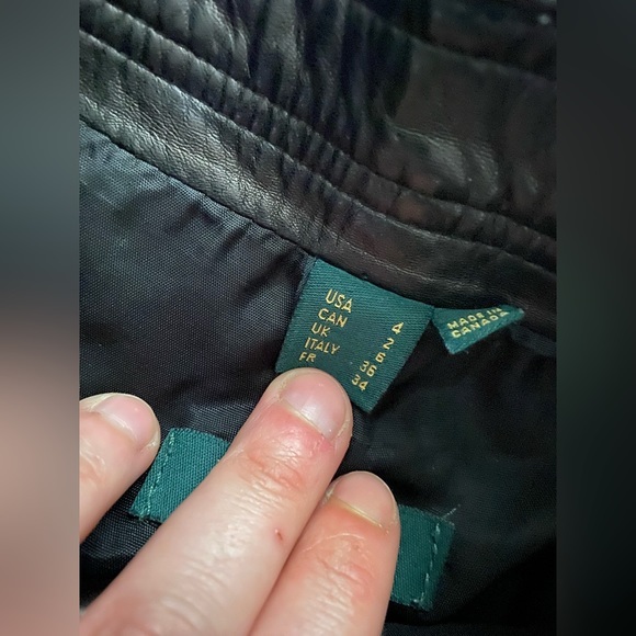 Vintage Danier Leather Straight leg pants - Picture 3 of 5